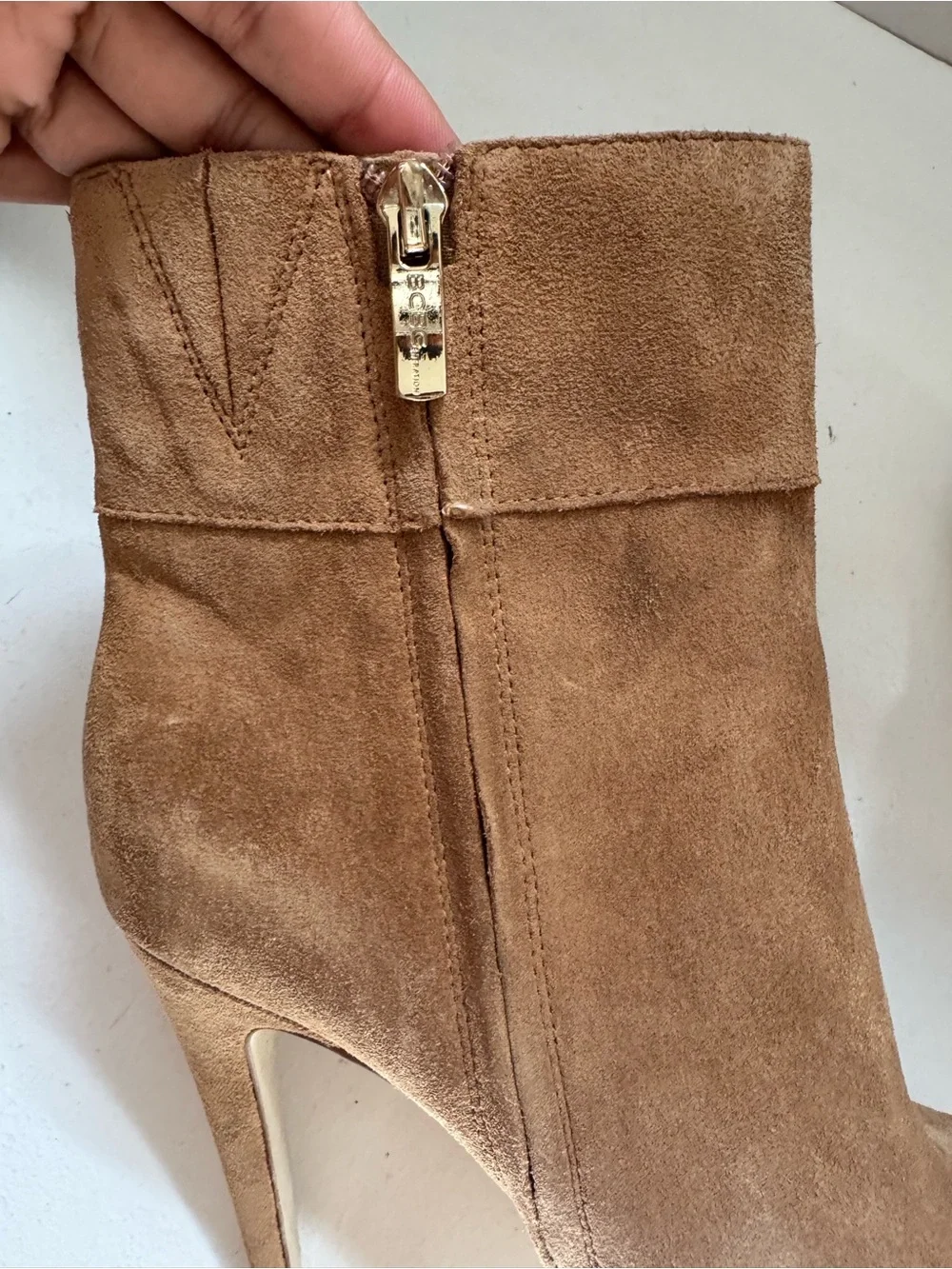 BCBGeneration Fringed Open Toe Booties Size 10 M